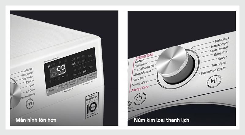 Máy giặt LG Inverter 9 Kg FV1409S3W