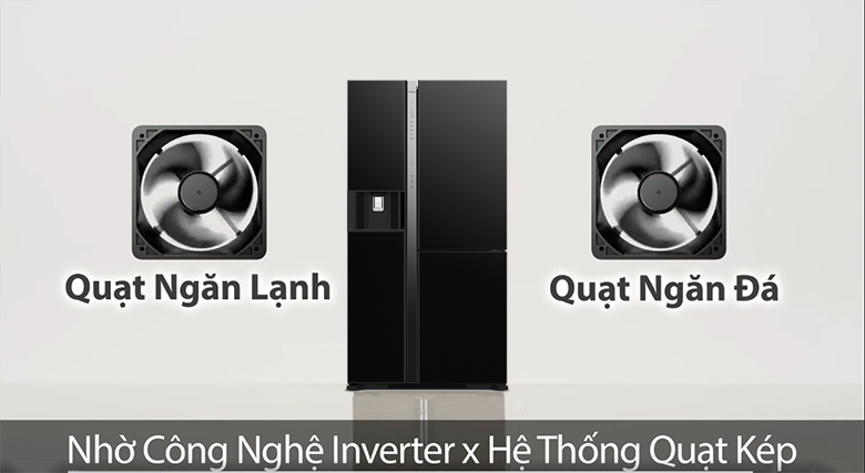 Tủ lạnh Hitachi Inverter 569 lít R-MX800GVGV0 GMG