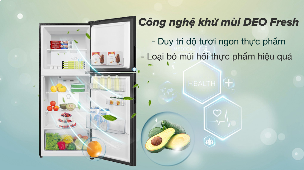 Tủ lạnh Aqua Inverter 189 lít AQR-T220FA(FB)