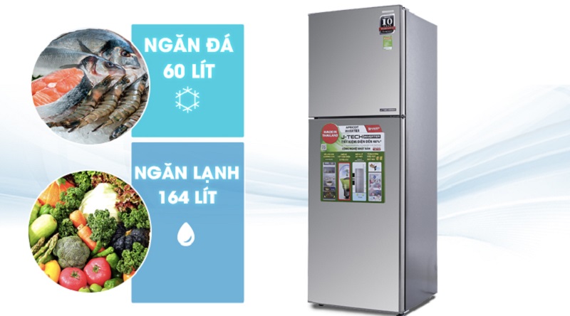 Dung tích lớn thoải mái sử dụng - Tủ lạnh Sharp Inverter 241 lít SJ-X251E-SL